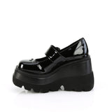 4 1/2" Wedge Pf Maryjane Pleaser Demonia SHA23/B