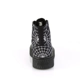 1 1/2"PF Round Toe Lace-Up Front High Top Creeper Sneaker Pleaser Demonia SNEEKER/250