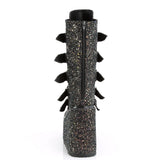 5 1/2" PF Mid-Calf Boot w/ 5 Buckle Straps, Back Metal Zip Pleaser Demonia SWING/230G