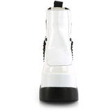 5" Wedge Tiered Platform Ankle Boot Pleaser Demonia VOID50/WHG