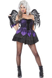 Sinful And Sensual Skullicious Fairy Dark Fallen Angel Costume California Costume  01276