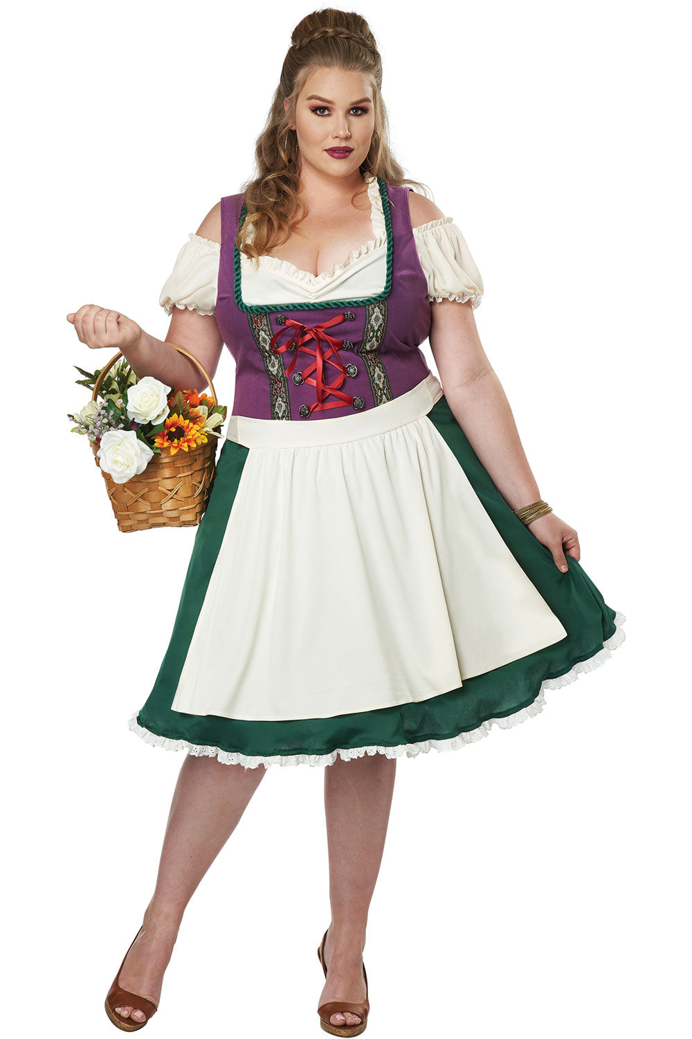 BAVARIAN BEER MAID/PLUS California Costume  01643