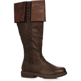 1" Heel Men's Knee High Boot With Stitching Detail Ellie 1031 125/BART