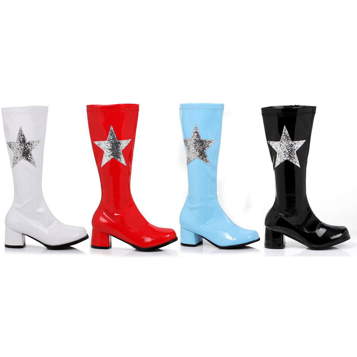 1.75" Heel Gogo Boot With Star Children Ellie 1031 175/STAR