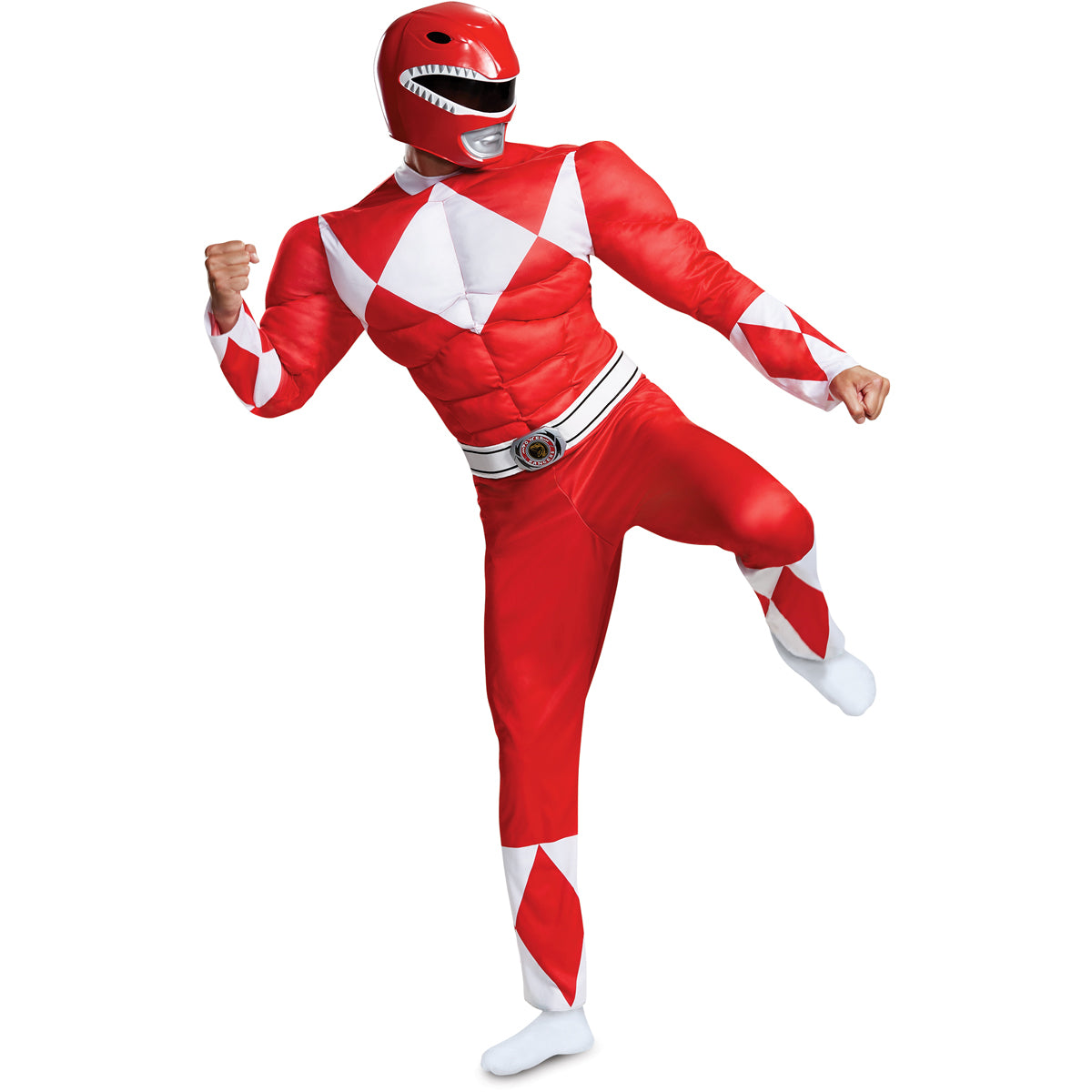 RED RANGER CLASSIC MUSCLE ADULT Disguise  79729