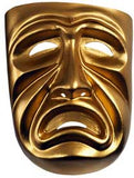Gold Tragedy Adult Mask Disguise  10473