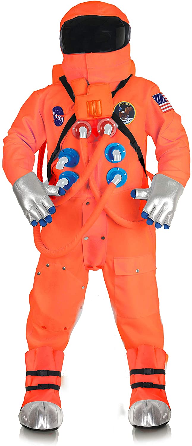 Deluxe Astronaut Suit - Orange Underwraps  30113