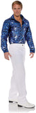 Tiger Disco Shirt Blue Sequin Underwraps  30304