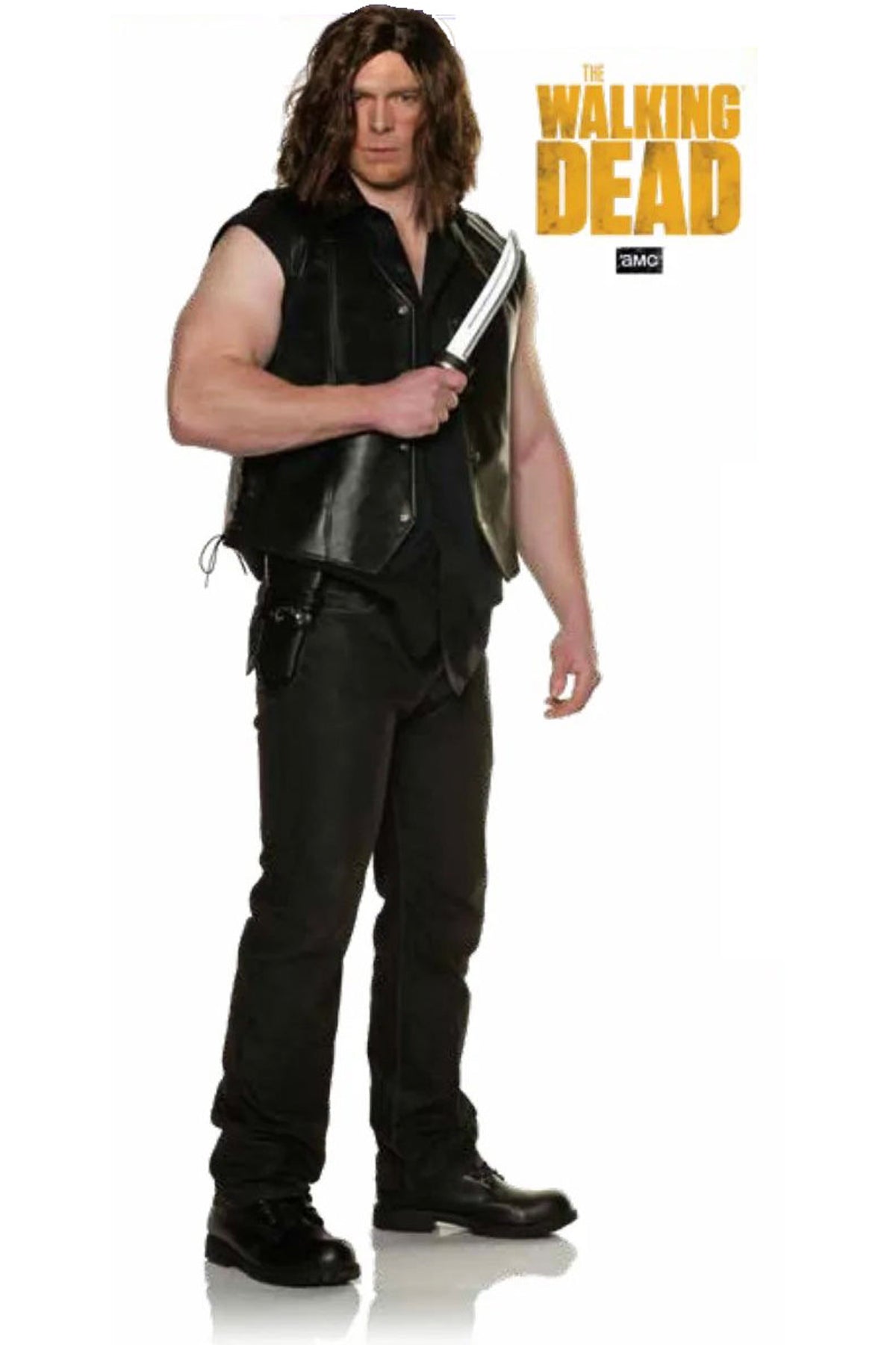 Officially Licensed The Walking Dead Daryl Dixon Biker Vest Underwraps  30988