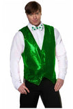 Sequin Vest - Green Underwraps  31000