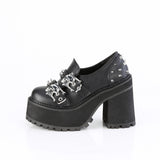 4 3/4" Heel, 2 1/4" Pf Loafer Pleaser Demonia ASSAULT/38