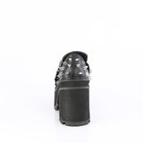 4 3/4" Heel, 2 1/4" Pf Loafer Pleaser Demonia ASSAULT/38