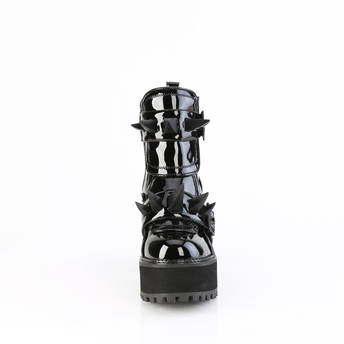 4 3/4" Heel, 2 1/4" Pf Ankle Boot, Inside Zip Pleaser Demonia ASSAULT/72