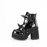 4 3/4" Heel, 2 1/4" Pf Ankle Boot, Inside Zip Pleaser Demonia ASSAULT/72