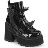4 3/4" Heel, 2 1/4" Pf Ankle Boot, Inside Zip Pleaser Demonia ASSAULT/72