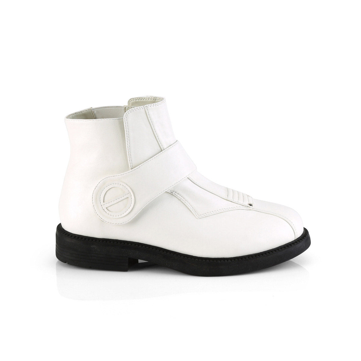 1" Stacked Heel Men's Ankle Boot Pleaser Funtasma CLONE/102