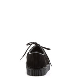 Gothic Rockabilly Punk Suede Lace Up Creeper Boots Boat Shoes Pleaser Demonia CREEPER/602S