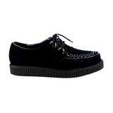 Gothic Rockabilly Punk Suede Lace Up Creeper Boots Boat Shoes Pleaser Demonia CREEPER/602S