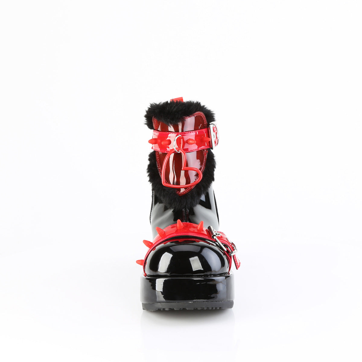 2 3/4" Platform Ankle Boot, Inside Zip Pleaser Demonia CUBBY/57