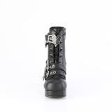 3 3/4" Heel, 1 1/4" Pf Lace-Up  Mid-Calf Boot, Inside Zip Pleaser Demonia GOTHIKA/66