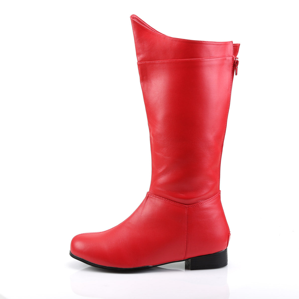 Low Heel Knee High Round Toe Pull On Superhero Boots Shoes Pleaser Funtasma HERO/100