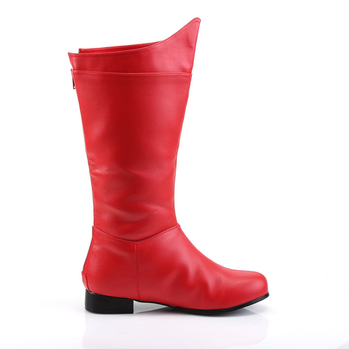 Low Heel Knee High Round Toe Pull On Superhero Boots Shoes Pleaser Funtasma HERO/100