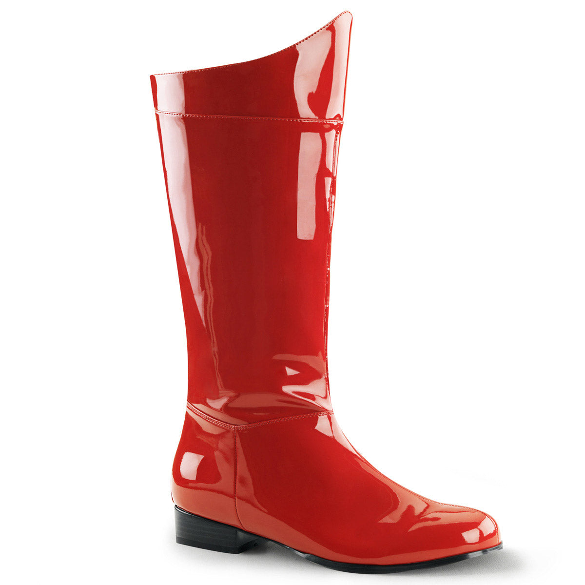 Low Heel Knee High Round Toe Pull On Superhero Boots Shoes Pleaser Funtasma HERO/100