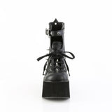 4 1/2" Platform Lace-Up Ankle Boot,Inside Metal Zip Pleaser Demonia KERA/150