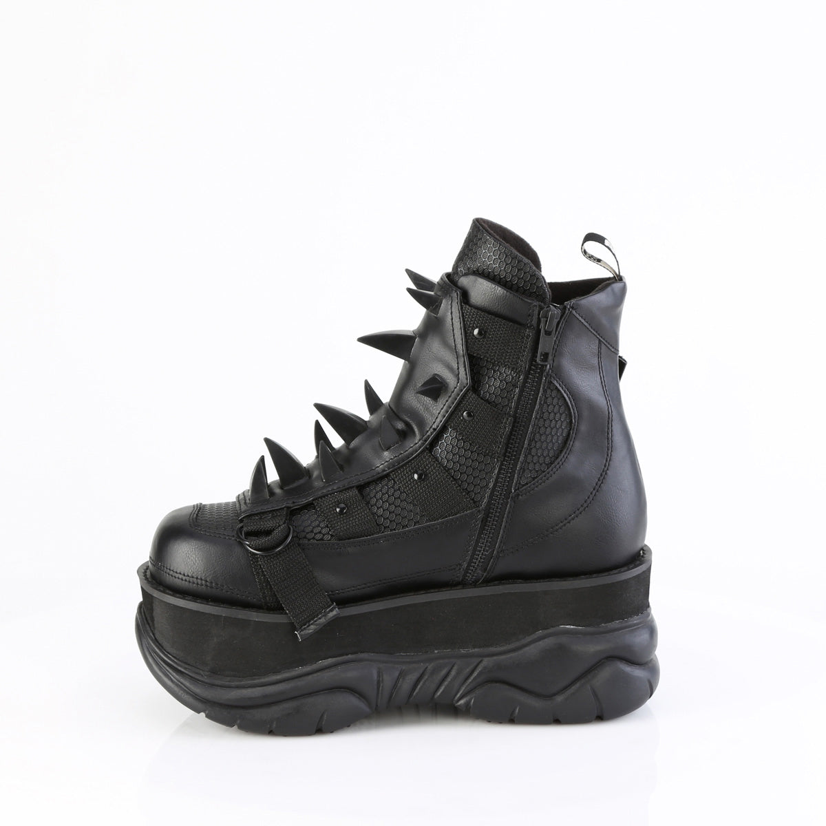 3" Platform Ankle Boot, Inside Zip Pleaser Demonia NEPTUNE/68