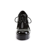 Disco Fever Floating Fish Heels Platform Oxford Lace Up Boots Shoes Pleaser Funtasma PIMP/02