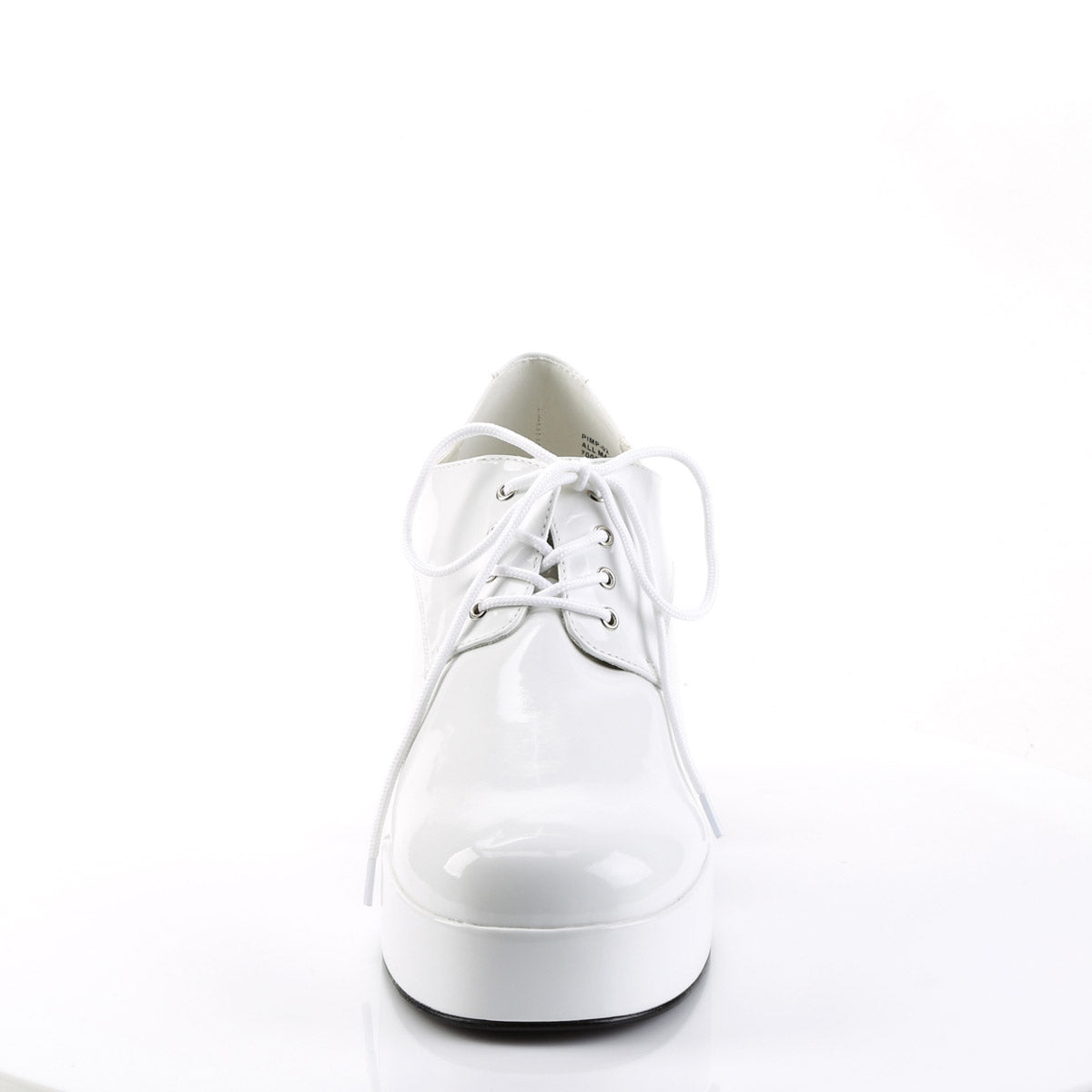 Disco Fever Floating Fish Heels Platform Oxford Lace Up Boots Shoes Pleaser Funtasma PIMP/02