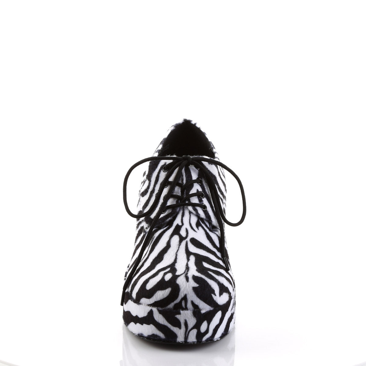 Disco Fever Floating Fish Heels Platform Oxford Lace Up Boots Shoes Pleaser Funtasma PIMP/02