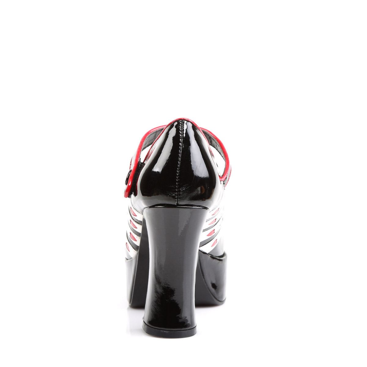 Queen Of Hearts Hidden Platform Mary Jane Pumps High Heels Shoes Pleaser Funtasma QUEEN/55