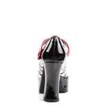 Queen Of Hearts Hidden Platform Mary Jane Pumps High Heels Shoes Pleaser Funtasma QUEEN/55