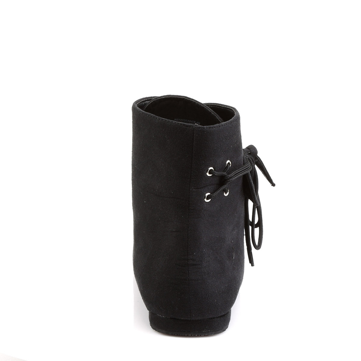 Microfiber Lace Ankle Detail Strap Over Renaissance Boots Flats Shoes Pleaser Funtasma RENAISSANCE/50