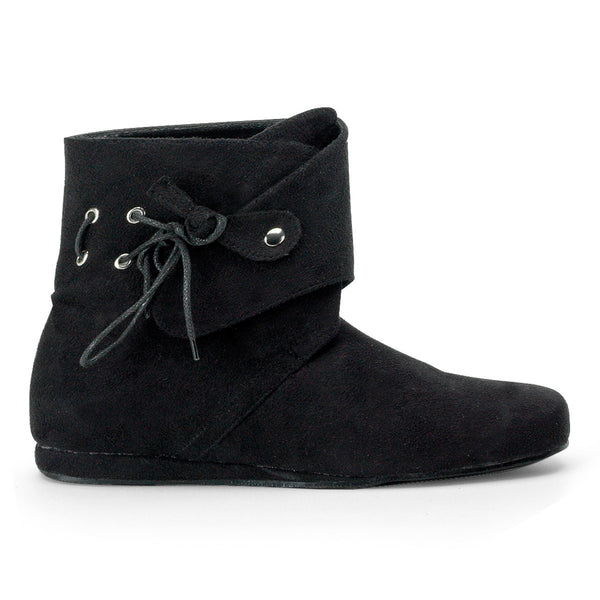 Microfiber Lace Ankle Detail Strap Over Renaissance Boots  display picture 2