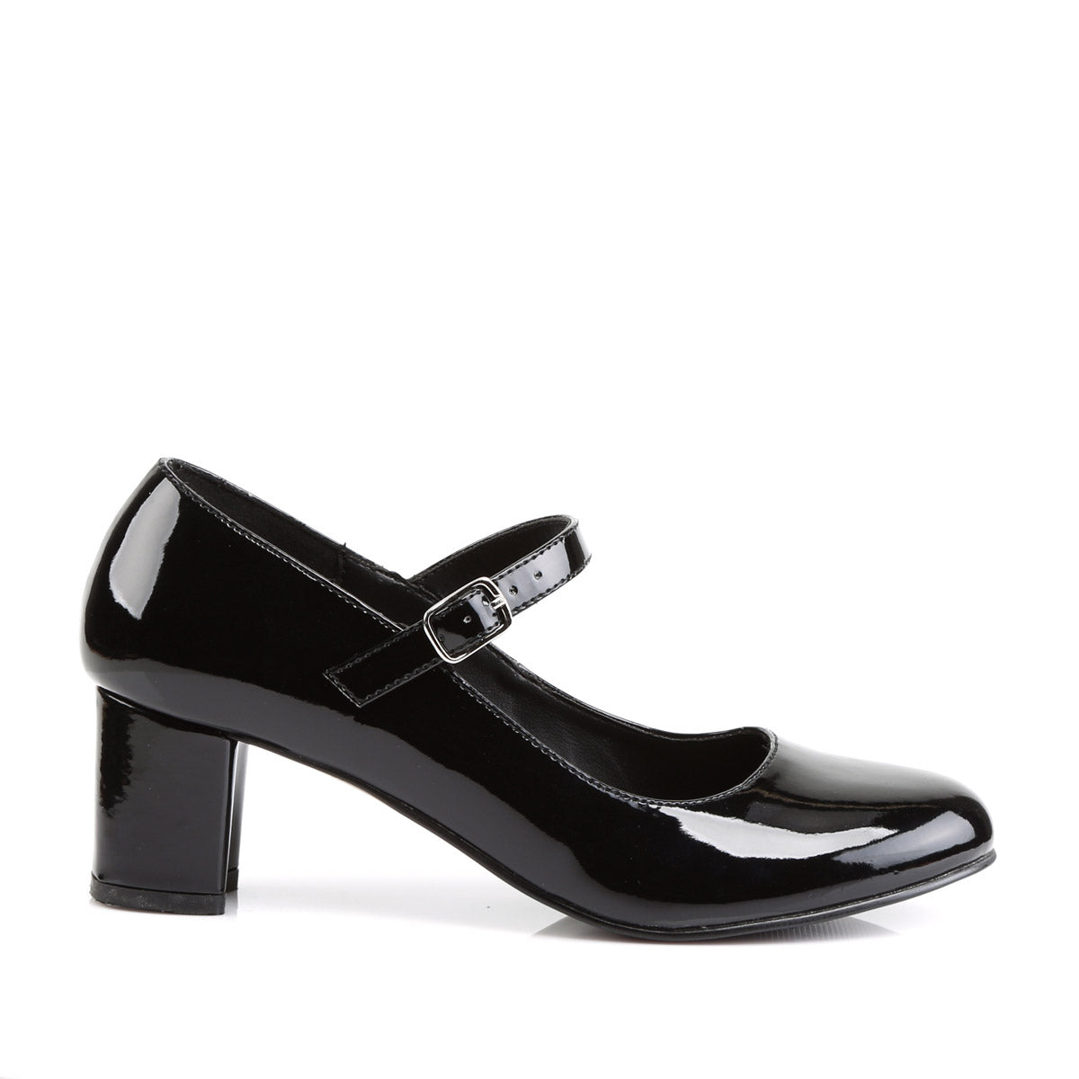 Sexy School Girl Plain Mary Jane Pumps Square High Heels Shoes Pleaser Funtasma SCHOOLGIRL/50