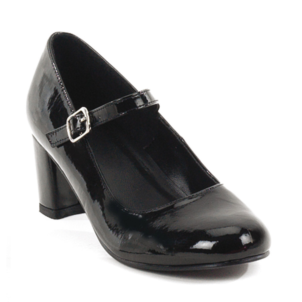 Sexy School Girl Plain Mary Jane Pumps Square High Heels Shoes Pleaser Funtasma SCHOOLGIRL/50