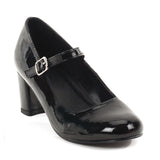 Sexy School Girl Plain Mary Jane Pumps Square High Heels Shoes Pleaser Funtasma SCHOOLGIRL/50