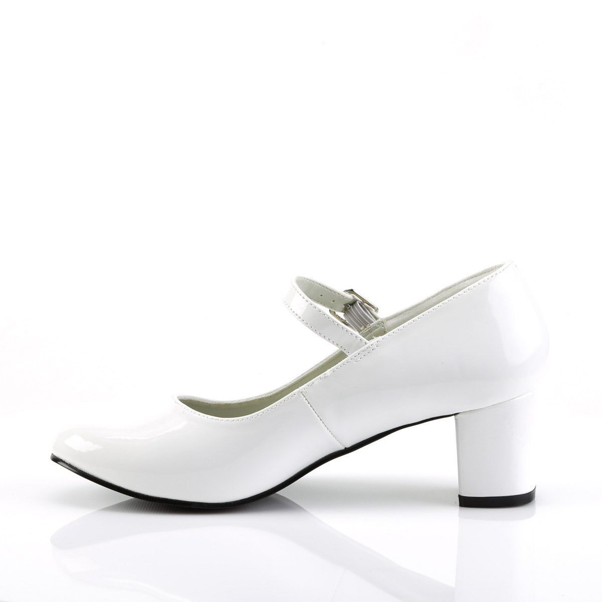 Sexy School Girl Plain Mary Jane Pumps Square High Heels Shoes Pleaser Funtasma SCHOOLGIRL/50