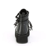 2 1/4" PF Lace-Up Ankle Boot, Side Zip Pleaser Demonia SPRITE/70