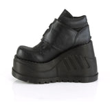 4" Wedge Pf Bootie W/Snap Buckle Detail Pleaser Demonia STOMP/15