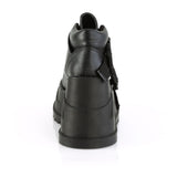 4" Wedge Pf Bootie W/Snap Buckle Detail Pleaser Demonia STOMP/15