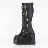 5 1/2" Wedge Pf Boot W/ Interchangeable Panels, Back Zip Pleaser Demonia TRANSFORMER/800
