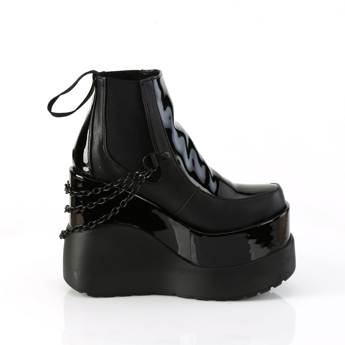 5" Wedge Tiered Platform Ankle Boot Pleaser Demonia VOID50/B