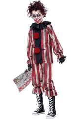 NIGHTMARE CLOWN/CHILD California Costume 00358