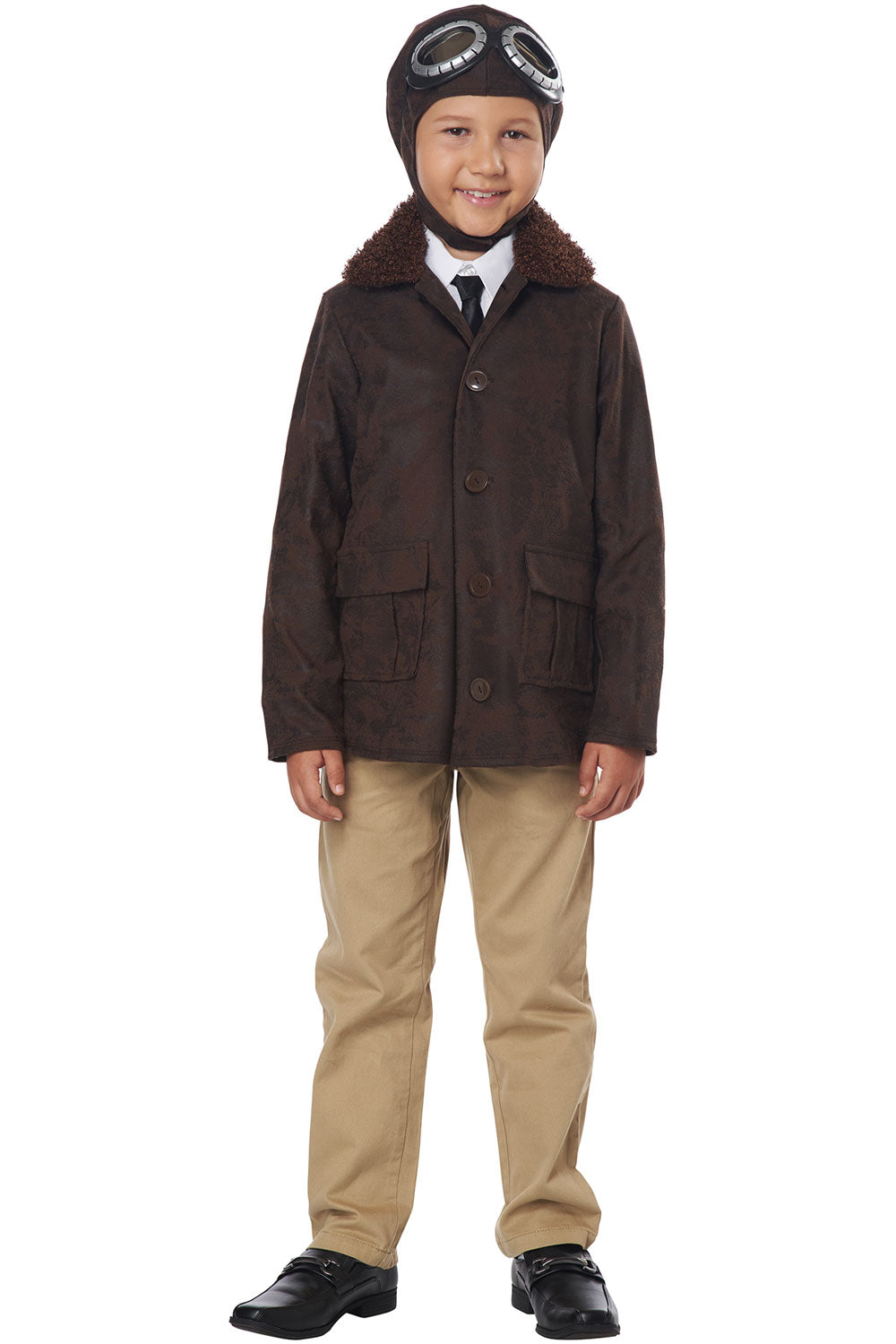 California Costumes American Aviator Kids Boys Halloween Costume