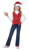 HOLIDAY VEST, RED/CHILD California Costume 00546