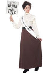 ENGLISH SUFFRAGETTE/ADULT California Costume 01305