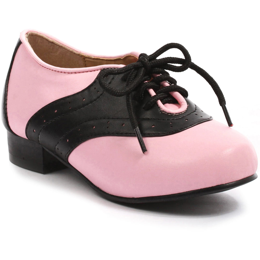 1 Heel Saddle Shoe Childrens. Ellie 1031 101/SADDLE